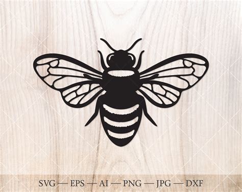 Honey Bee Svg Honeybee Svg Bee Silhouette Png Bumble Bee Etsy