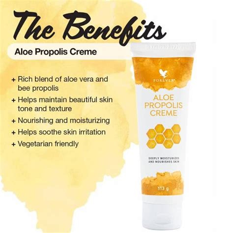 Forever Aloe Propolis Creme ΚΡΕΜΑ ΑΛΟΗΣ ΜΕ ΠΡΟΠΟΛΗ Aloeveragreecegr Eshop