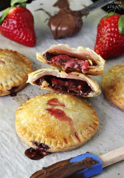 Strawberry Nutella Hand Pies Life Love And Sugar