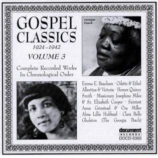 Early Gospel Singers G Early Gospel Music