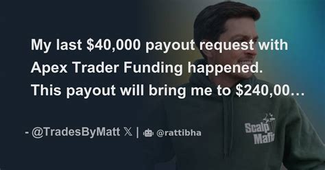 My Last Payout Request With Apex Trader Funding Happened This