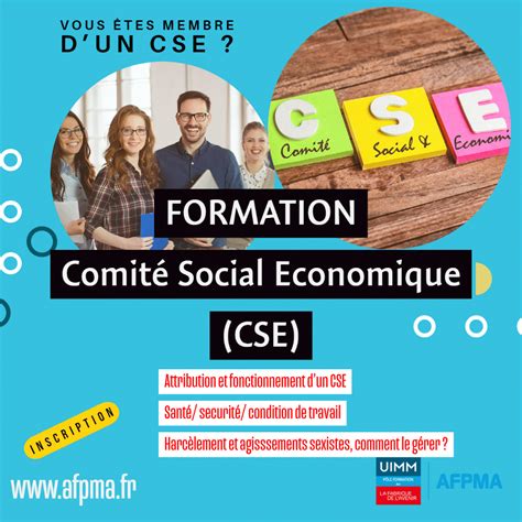 Cse Formez Vos Membres Afpma P Le Formation Ain Actus