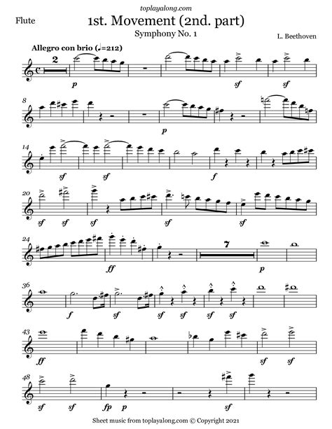 Beethoven Symphony Sheet Music