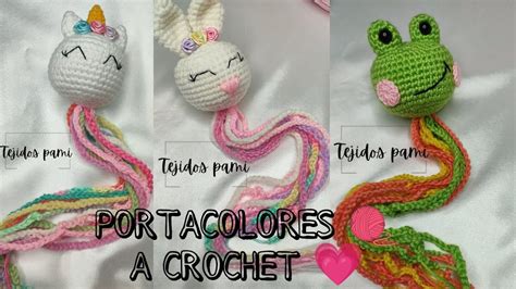 Porta Colores A Crochet Base Crochet Tejido Croche Portacolores