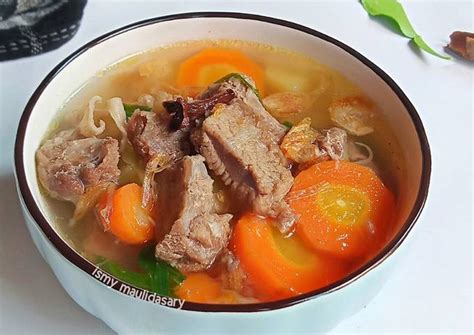 Resep Sop Daging Berempah Oleh Ismy Maulidasary Cookpad