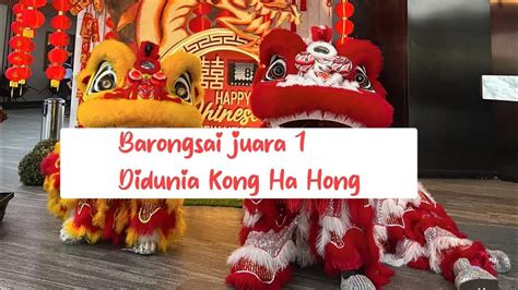 Barongsai Juara 1 Dunia Kong Ha Hong YouTube