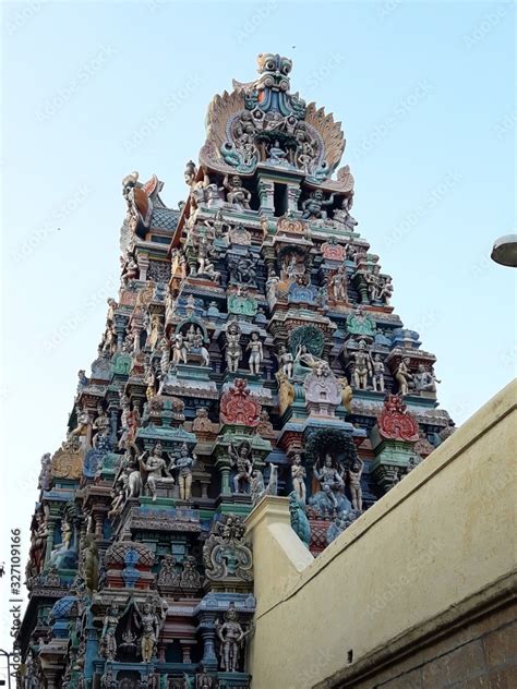 different photos of famous Minakshi temple at Madurai India Stock Photo ...