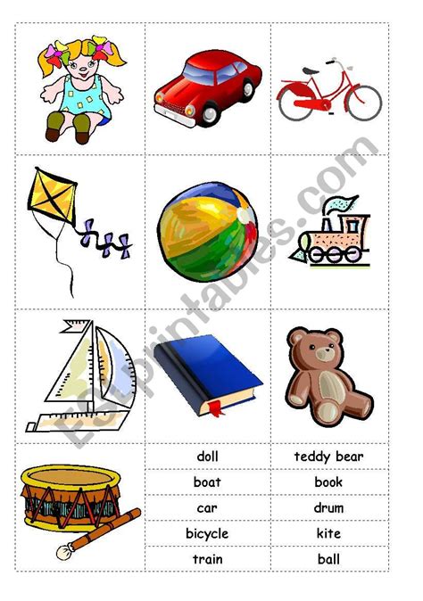 Toys Esl Worksheet By Talula