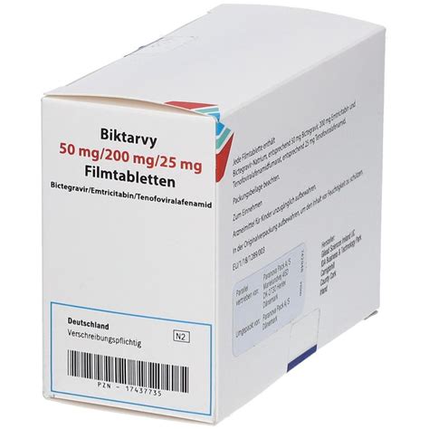 Biktarvy Mg Mg Mg Filmtabletten St Mit Dem E Rezept Kaufen