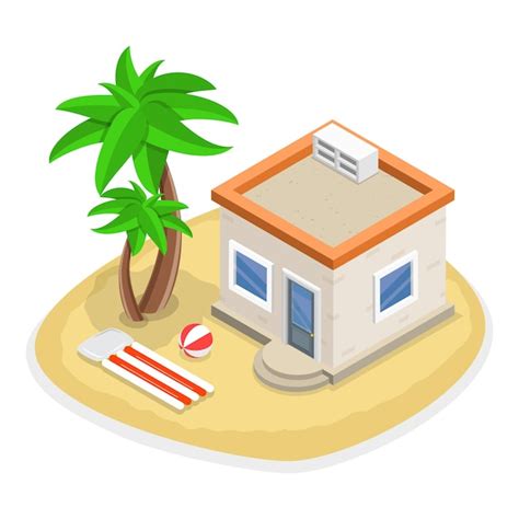 Premium Vector D Isometric Flat Vector Set Of Bungalows Dwelling Huts