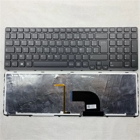 French Backlit Laptop Keyboard For Sony VAIO SVE151 SVE 151 Series