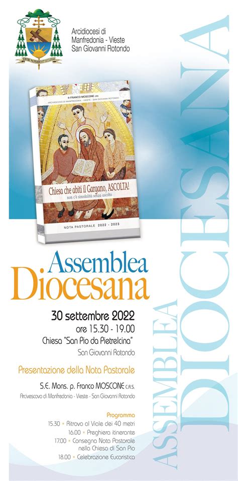 Assemblea Diocesana 2022 Arcidiocesi Di Manfredonia Vieste San Giovanni Rotondo Istituto