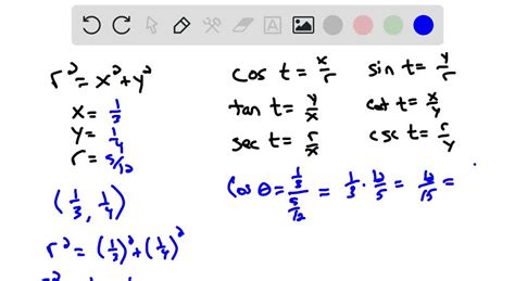 Solved A Point On The Terminal Side Of An Angle θin Standard Position Is Given Find The Exact