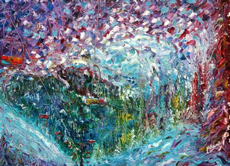 Skiing Snowboard Paintings For Sale By Commission Pete Caswell Ski