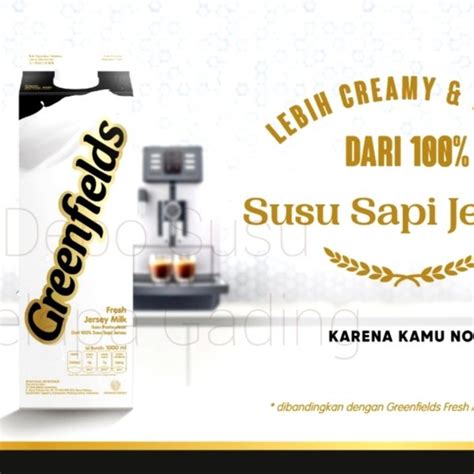 Jual Susu Greenfields Fresh Jersey Milk L Greenfield Pasteurisasi