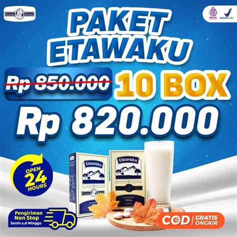 Jual Etawaku Platinum Promo 10 Box Susu Kambing Etawa Asli Original