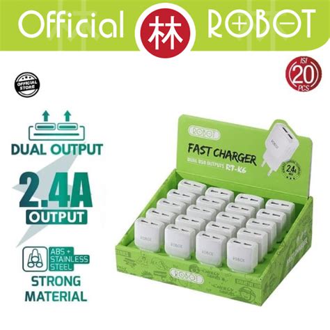 Jual Robot Rt K A Dual Output Charger Fast Charger Kotak Isi