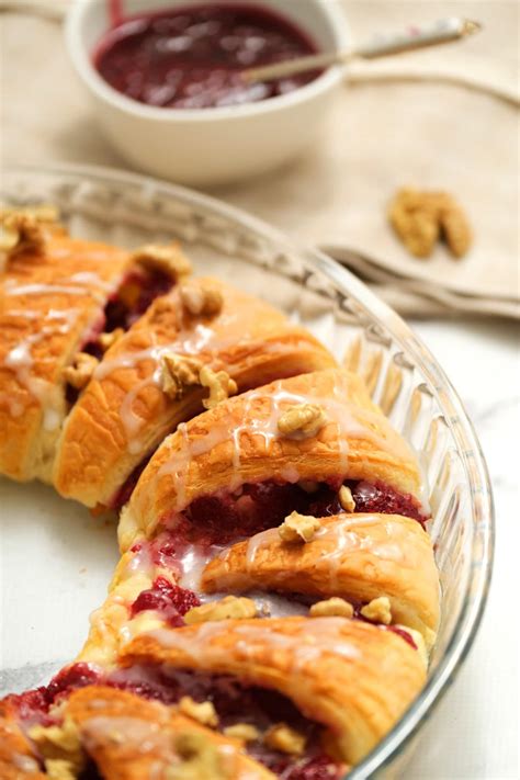 Raspberry Cream Cheese Crescent Ring Reluctant Entertainer