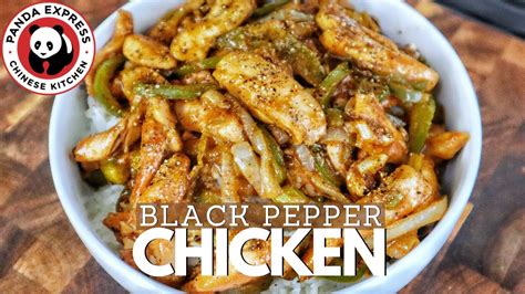 Panda Express Black Pepper Chicken Copycat Youtube