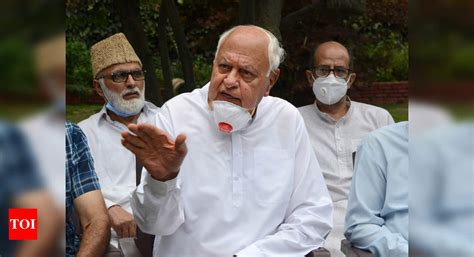 Farooq Abdullah Holds Meeting Of Second Batch Of National Conference