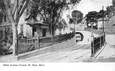 Selby Avenue Tunnel St Paul Minnesota Trolley Postcard C Ebay