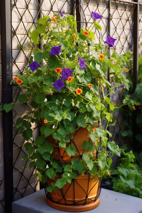 How To Grow Morning Glories In Flower Pots Mental Scoop