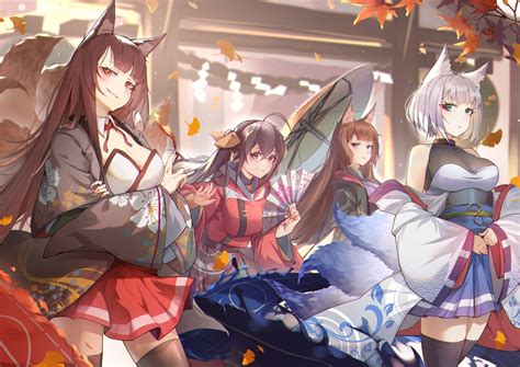 Azur Lane Kaga Akagi Taihou And Amagi I00001 ★ Amaterasu Anime Art