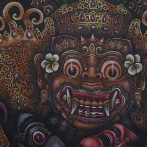 Barong Painting Traditional Art Bali Painting Original - Etsy