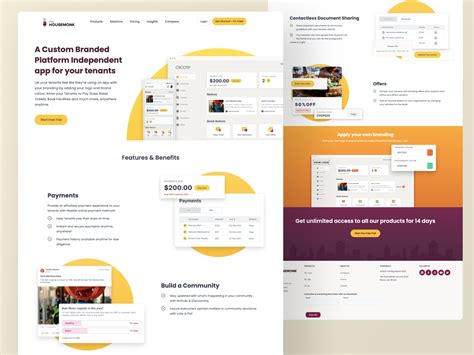 Dribbble Dribbble Shot Customer Portal Landing Page Png By Faizan