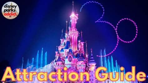 Disneyland Paris Park ATTRACTION GUIDE 2022 All Rides Shows