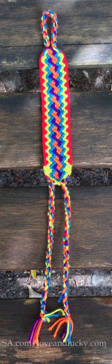 Pin On Friendship Bracelet Pulseras Boho De Hilo Hand Made Con Nudos