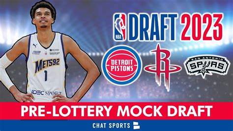 2023 Nba Mock Draft Pre Nba Draft Lottery Edition Round 1 Projections Ft Victor Wembenyama