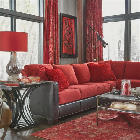 25 Red Living Room Decor Ideas That Will Instantly Transform Your Space ...