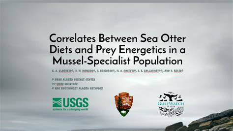 Correlates between sea otter diet and prey energetics in a m by Kim Kloecker