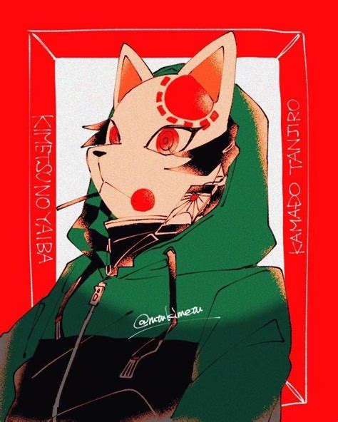 Pin by wale on sɪᴍᴘ sɪᴍᴘ sɪᴍᴘ ⋆｡˚.•ੈ | Anime demon, Kitsune mask, Slayer anime