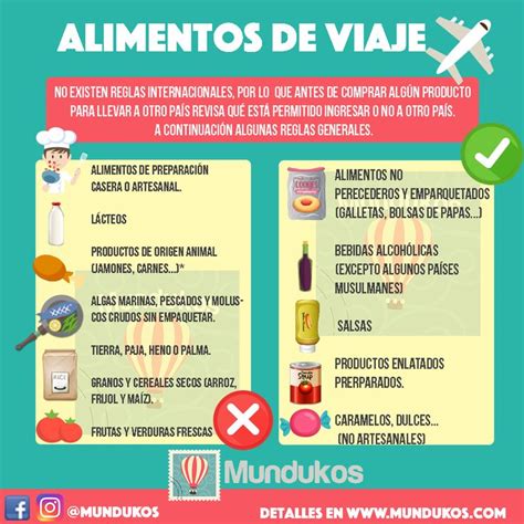 Alimentos Que Puedes Llevar De Viaje En Avi N