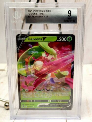 Tsareena V Pokemon Swsh Fusion Strike Ultra Rare Beckett