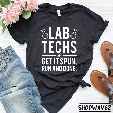 Lab Tech T Shirt Lab Tech Shirts Scientist Shirt Science Etsy