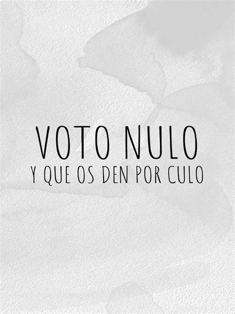 Voto Nulo Pdf