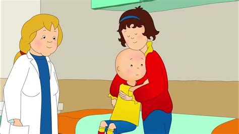 Caillou Hugs His Mommy Again Youtube