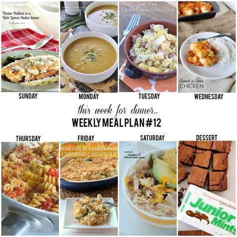 This Week For Dinner Weekly Meal Plan 12 Your Homebased Mom