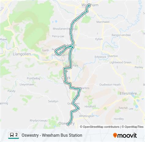 2 Route Schedules Stops Maps Oswestry Updated