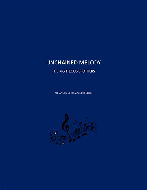 Unchained Melody Arr Elizabeth Fortin By Al Hibbler Sheet Music For