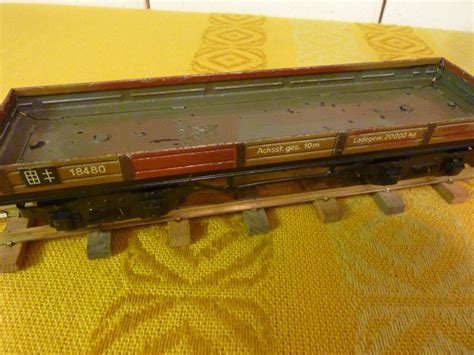 M Rklin Tin Plate Spur Niederbordwagen Achsig Kaufen Auf Ricardo