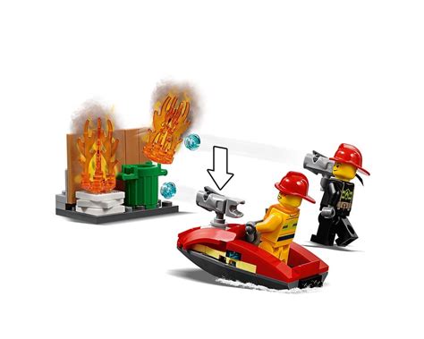 LEGO Set 60215-1 Fire Station (2019 Town > City > Fire) | Rebrickable - Build with LEGO