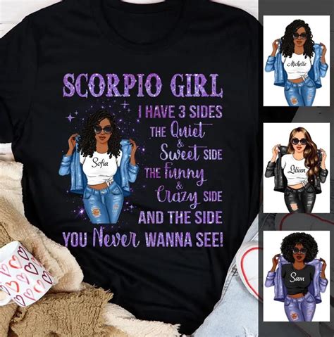 It S My Birthday Scorpio Queen Shirt Scorpio Gift For Etsy