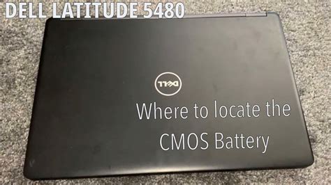 Dell Latitude 5480 Locate CMOS RTC Battery YouTube