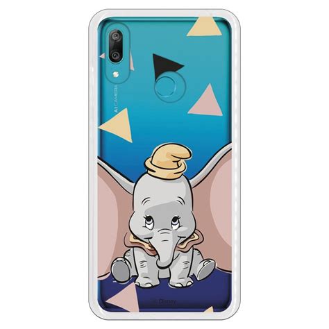 Estojo Oficial Disney Dumbo Silhueta Transparente Para Huawei Y7 2019