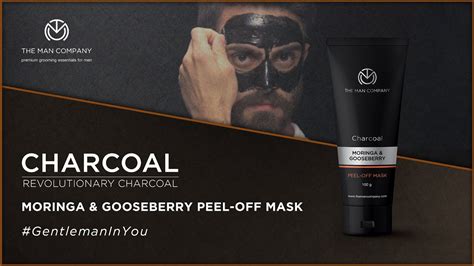 Charcoal Peel Off Mask For Men Blackheads Removal Face Mask The Man