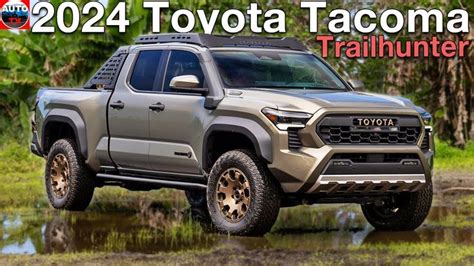 The Toyota Tacoma Trail Hunter Is Shown In Front Of Some Trees And